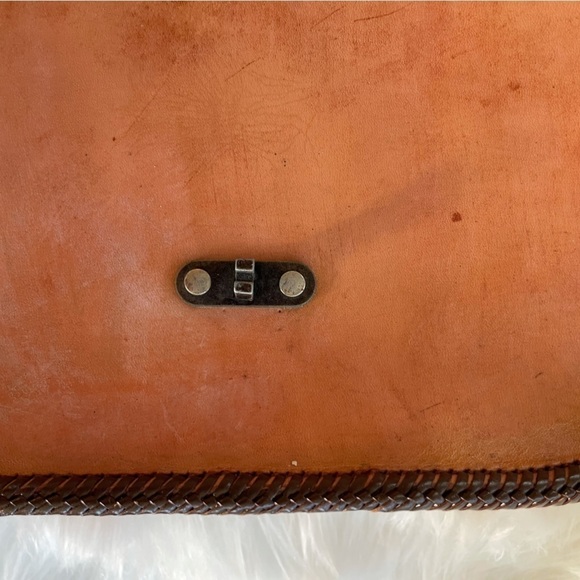 "Heirloom Saddle" Vintage Tooled Leather Shoulder Bag- Western Boho Artisan - Picture 14 of 16